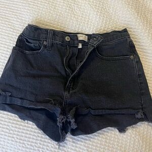 Abercrombie - Black Denim Women's Shorts - size 26/2